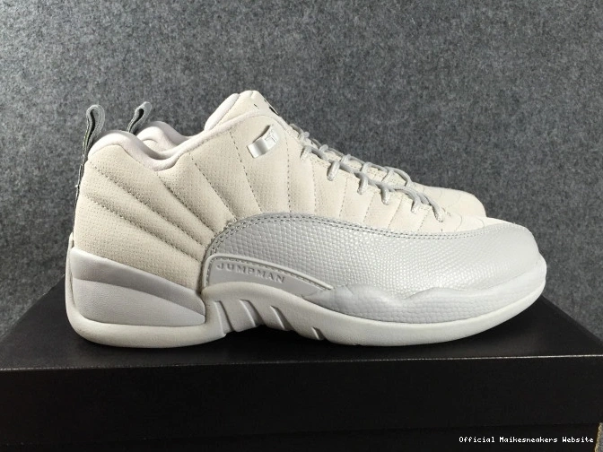 Official Maikesneakers Low Grey Jordan 12 Suede 308317-002 Air 0706
